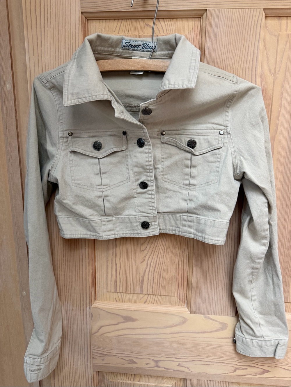 Cropped Tan Jacket - Women's